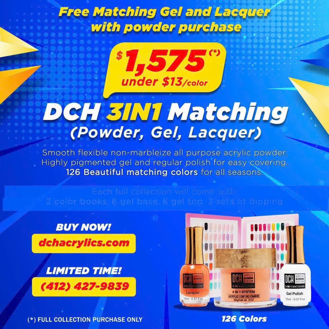 Full DCH 3-in-1 Matching Collection — 126 Colors